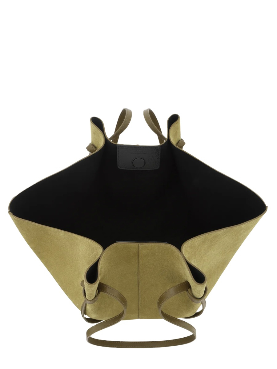 [YUZEFI] Shoulder bag FW26 LARGE-MOCHI-SUEDE_FENNEL