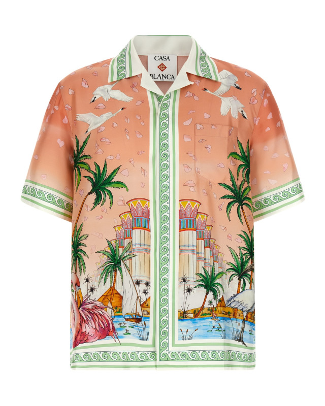 [Casablanca] Shirts Short Sleeve FW26 MPF26SH00306ETHEREAL