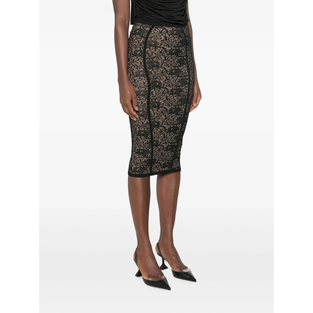 [ELISABETTA FRANCHI] Long skirt FW26 GK12Q66E2  FR9