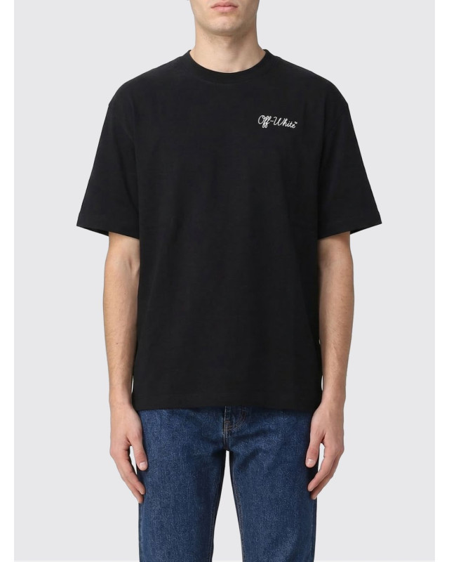 [Off-White] T-shirts Short Sleeve SS26 OMAA120C99JER00D 1001
