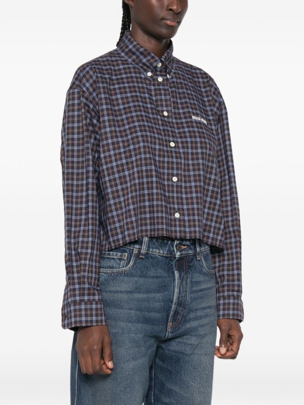 [Miu Miu] Shirts Long Sleeve FW26 MK165919U3F057W