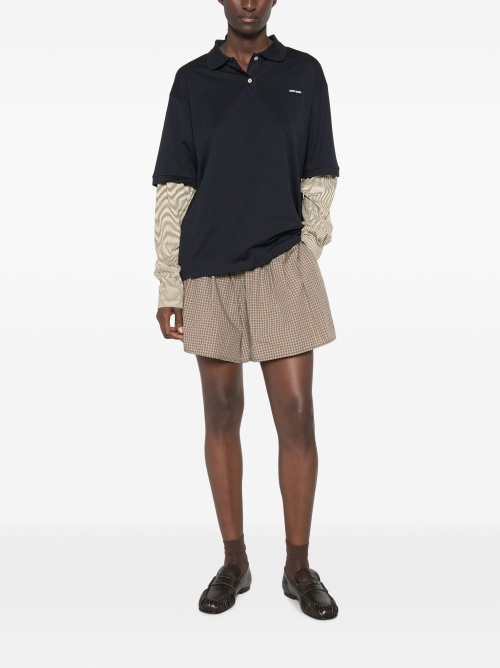 [Miu Miu] T-shirts Long Sleeve FW26 MJL07617ORF0UD9