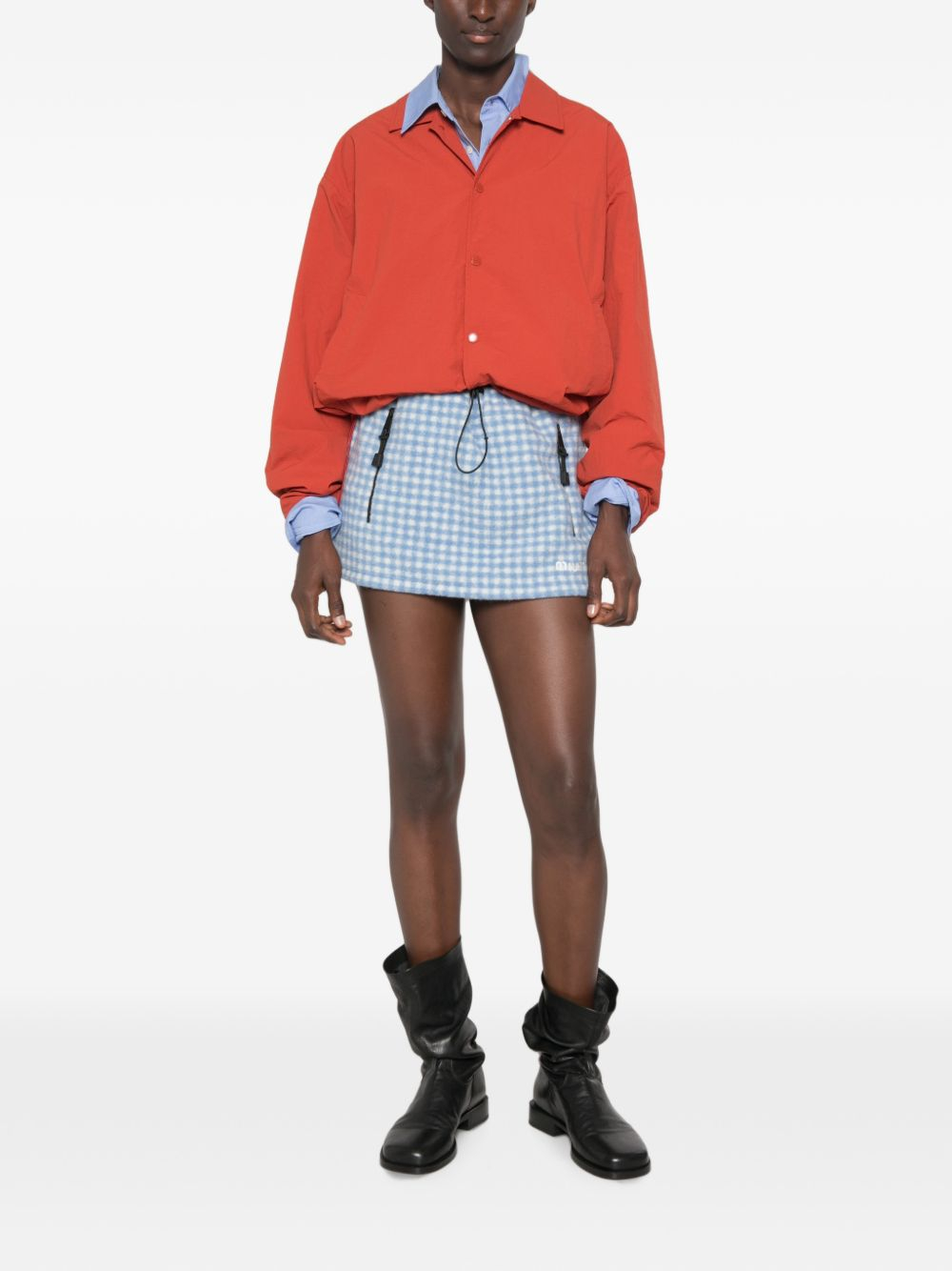 [Miu Miu] Mini skirt FW26 MG25186375F0UB3