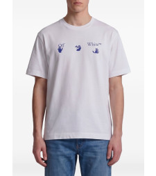 [Off White] T-shirts Short Sleeve FW26 OMAA120F26JER01810