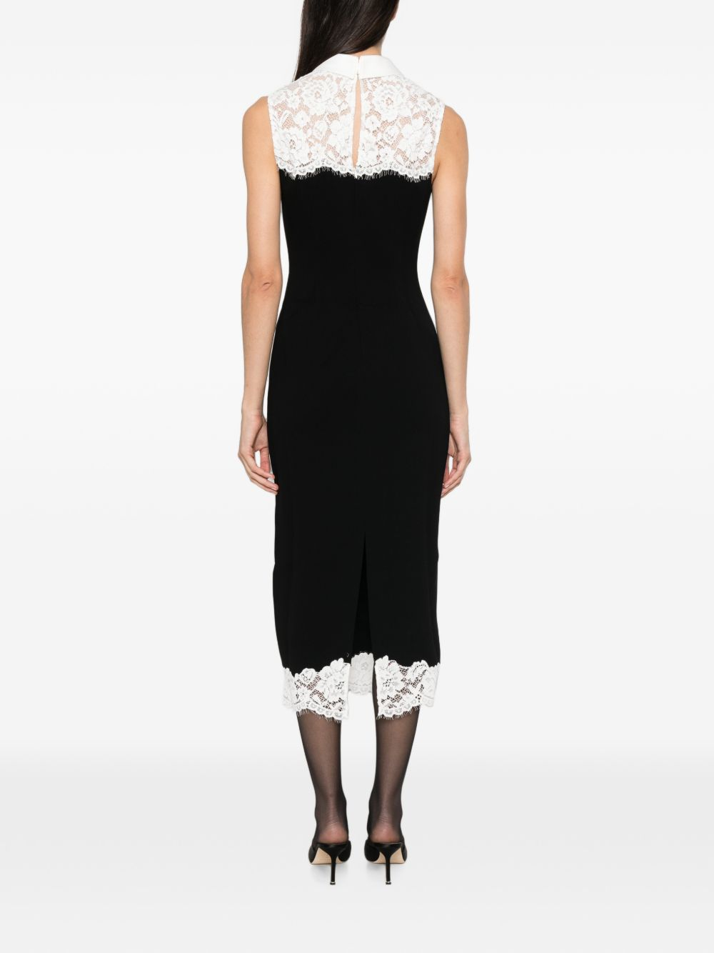 [Self - portrait] Sleeveless dress FW26 AW26-019M-BBLACK
