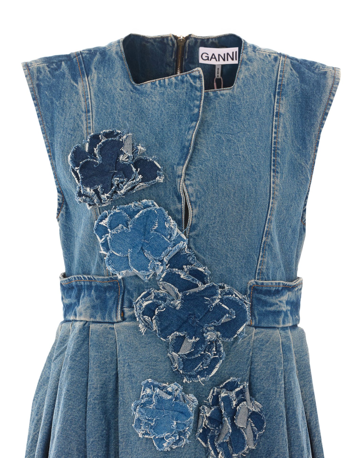 [GANNI] Sleeveless dress SS26 A1030455566