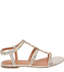 [VIA ROMA 15] Sandals SS26 463983CPLATINO