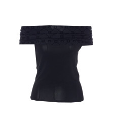 [MARINE SERRE] T-shirts Sleeveless SS26 WTO509ACJER0022BK99