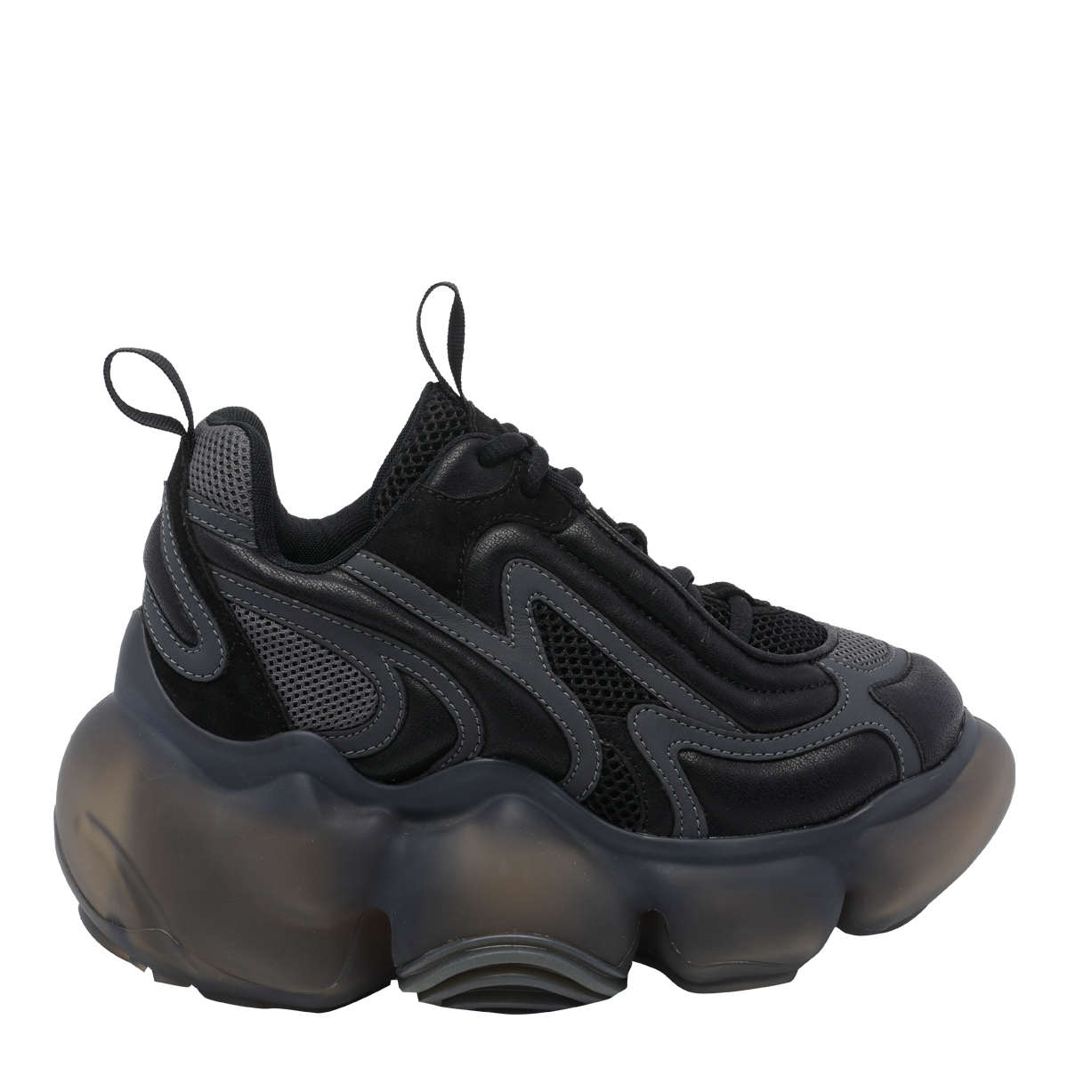 [GROUNDS] Sneakers SS26 1652BLACK CHARCOAL_BLACK MATTE