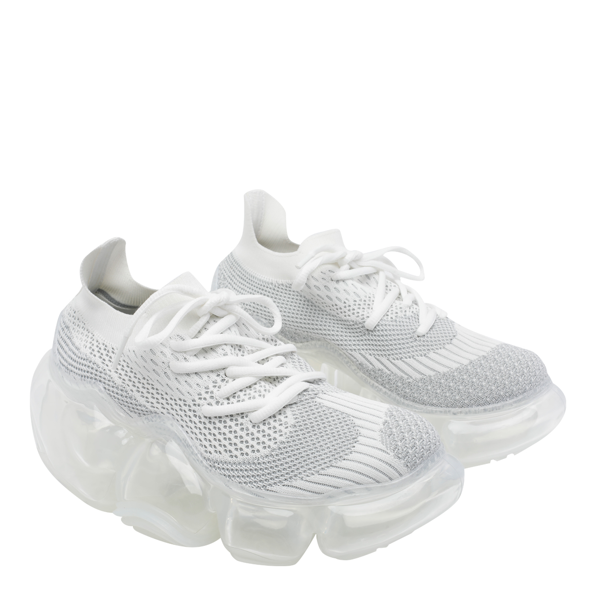 [GROUNDS] Sneakers SS26 242WHITE GRAY_CLEAR