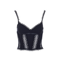 [CharoRuiz] Tank top SS26 261102BLACK