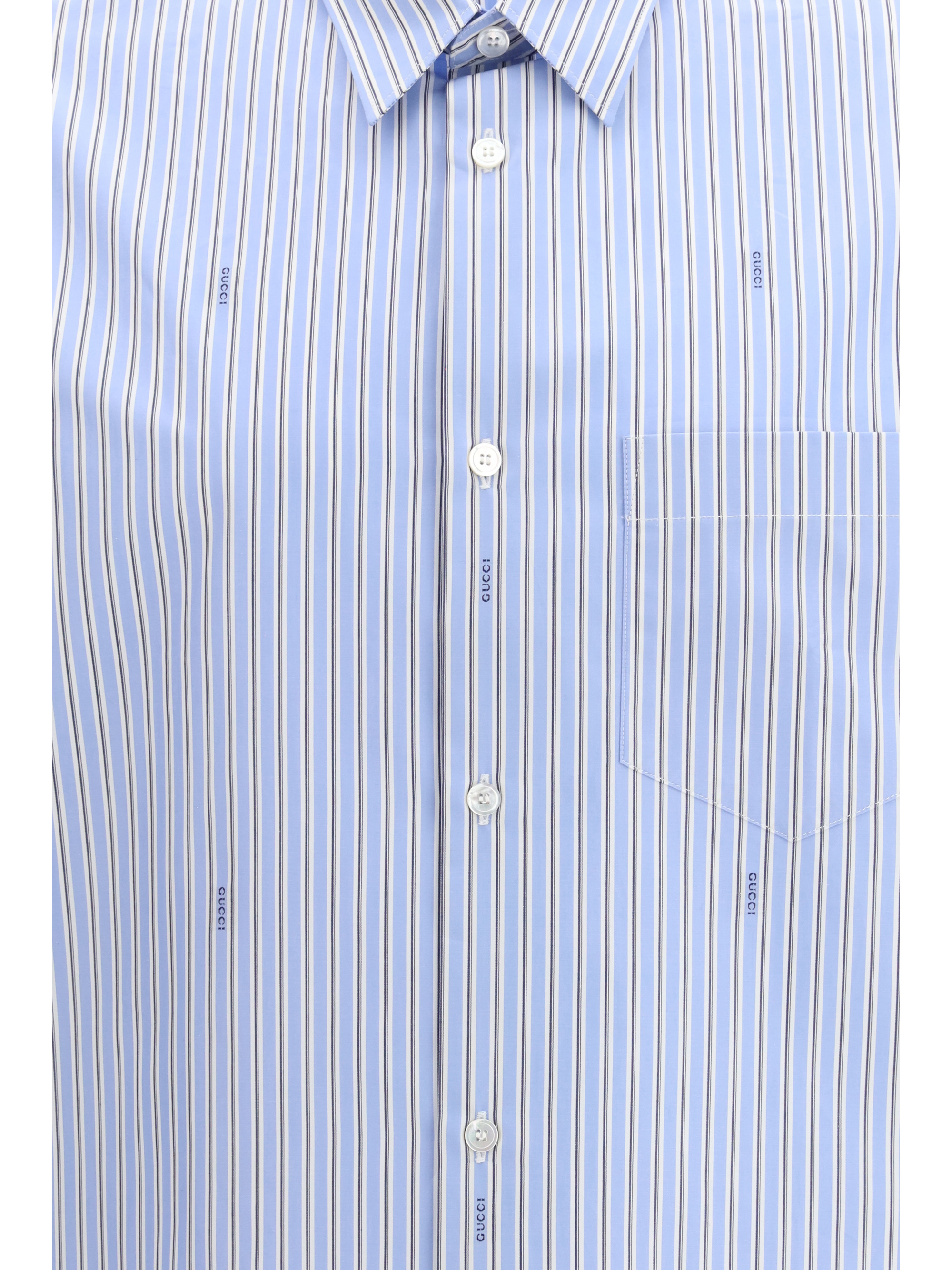 Striped cotton poplin Shirt