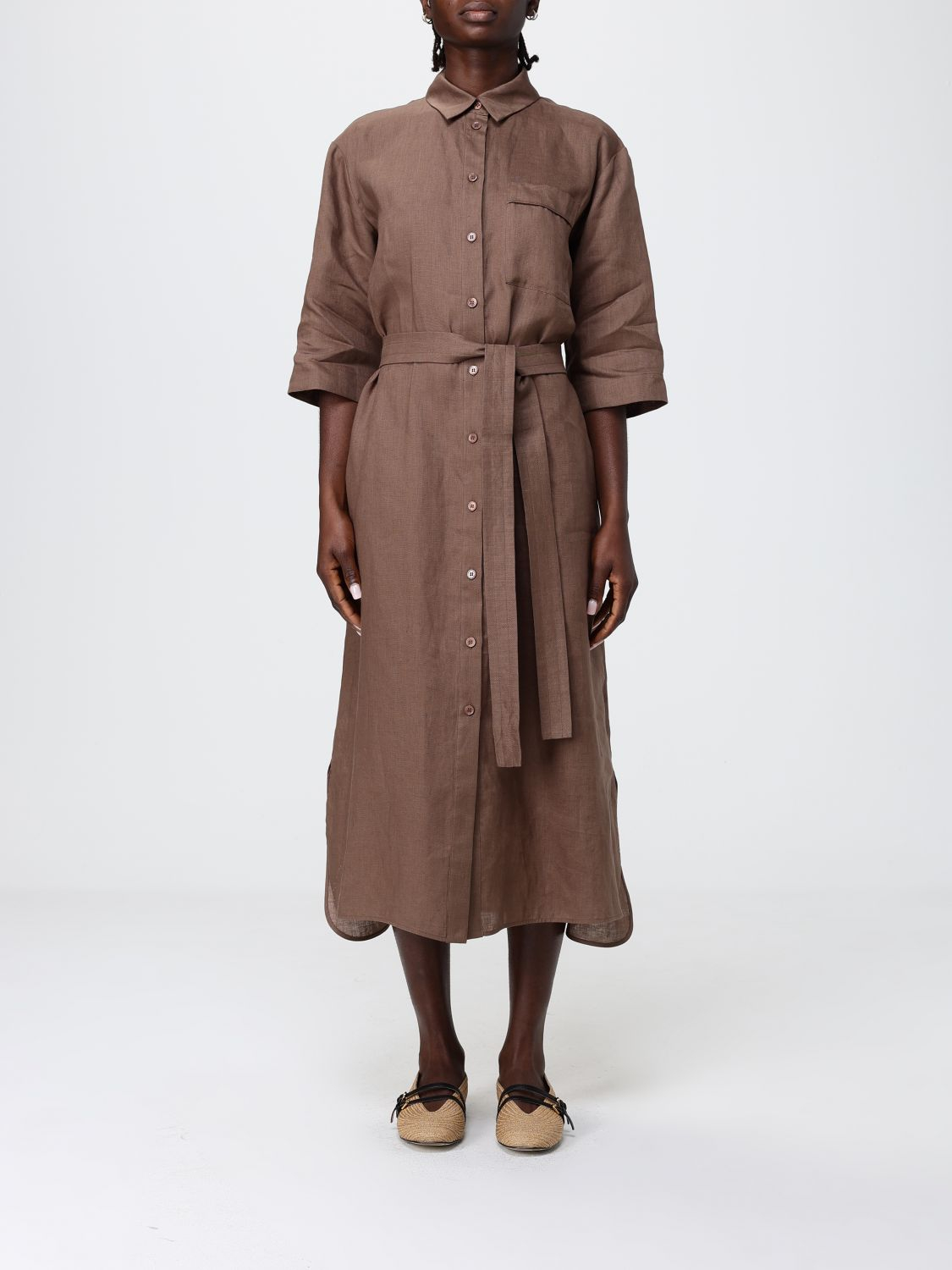 [MM Max Mara] Long sleeve dress SS26 2616221068600 008