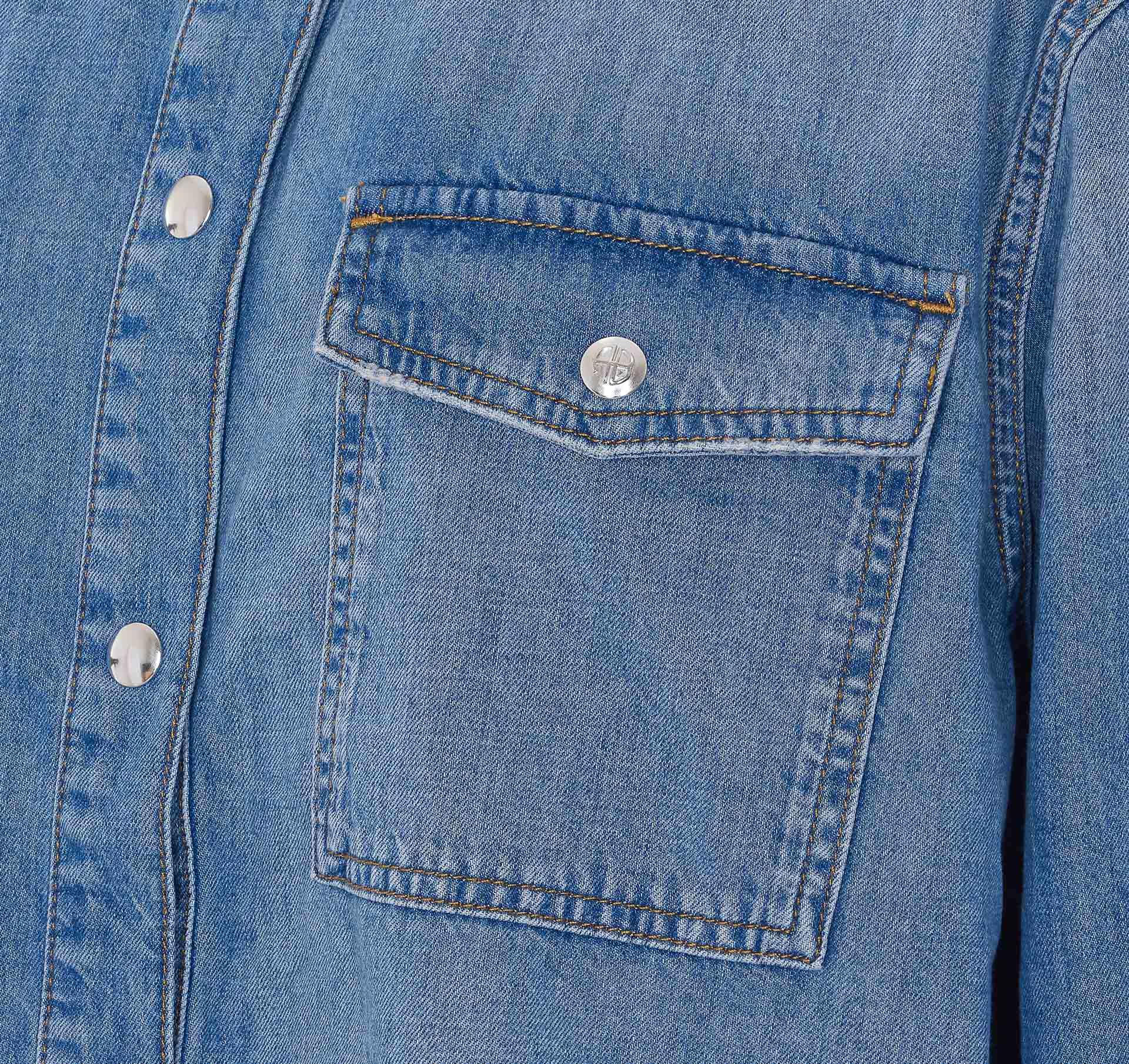 [Anine Bing] Shirts Long Sleeve SS26 A0711690WHD71WASHED BLUE