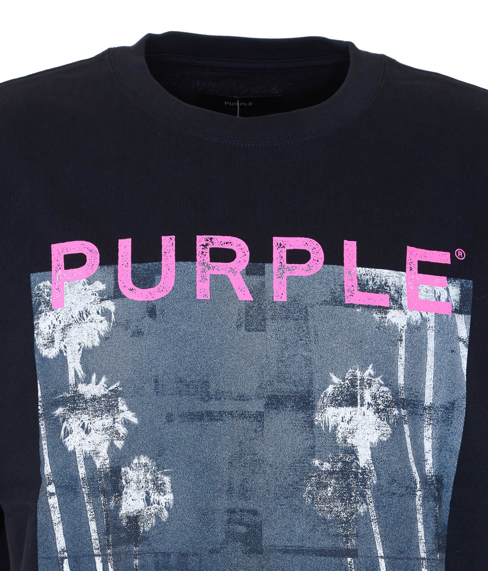 [Purple Brand] T-shirts Short Sleeve SS26 P117HBDC226BLACK