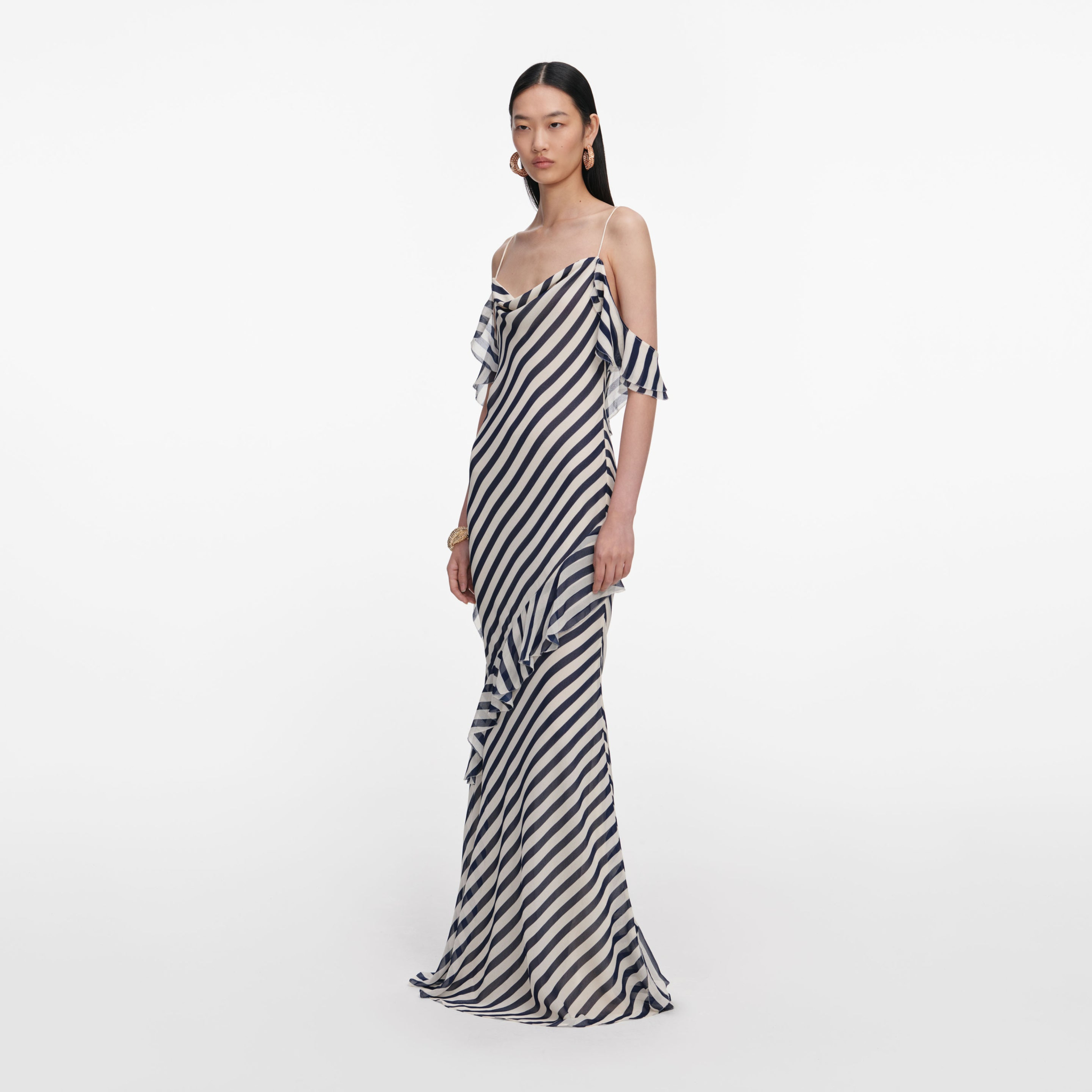 [SELF PORTRAIT] Sleeveless dress SS26 SS26176XNNAVY