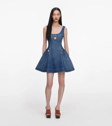 [SELF PORTRAIT] Sleeveless dress SS26 SS26813SBLBLUE
