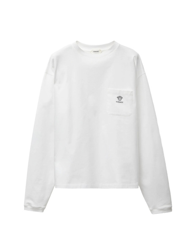 [Versace] T-shirts Long Sleeve SS26 10245731A179151W000