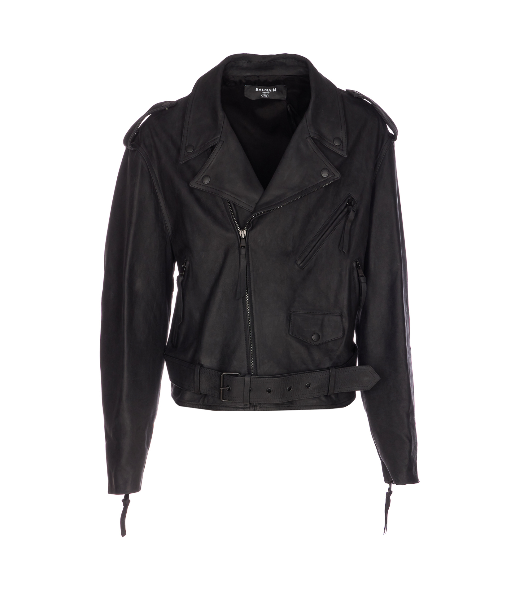 [Balmain] Leather Jacket SS26 TD580LE110PA
