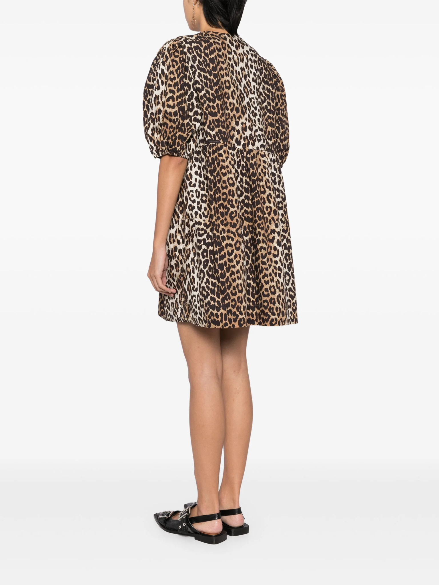 [GANNI] Short sleeve dress SS26 F9758943