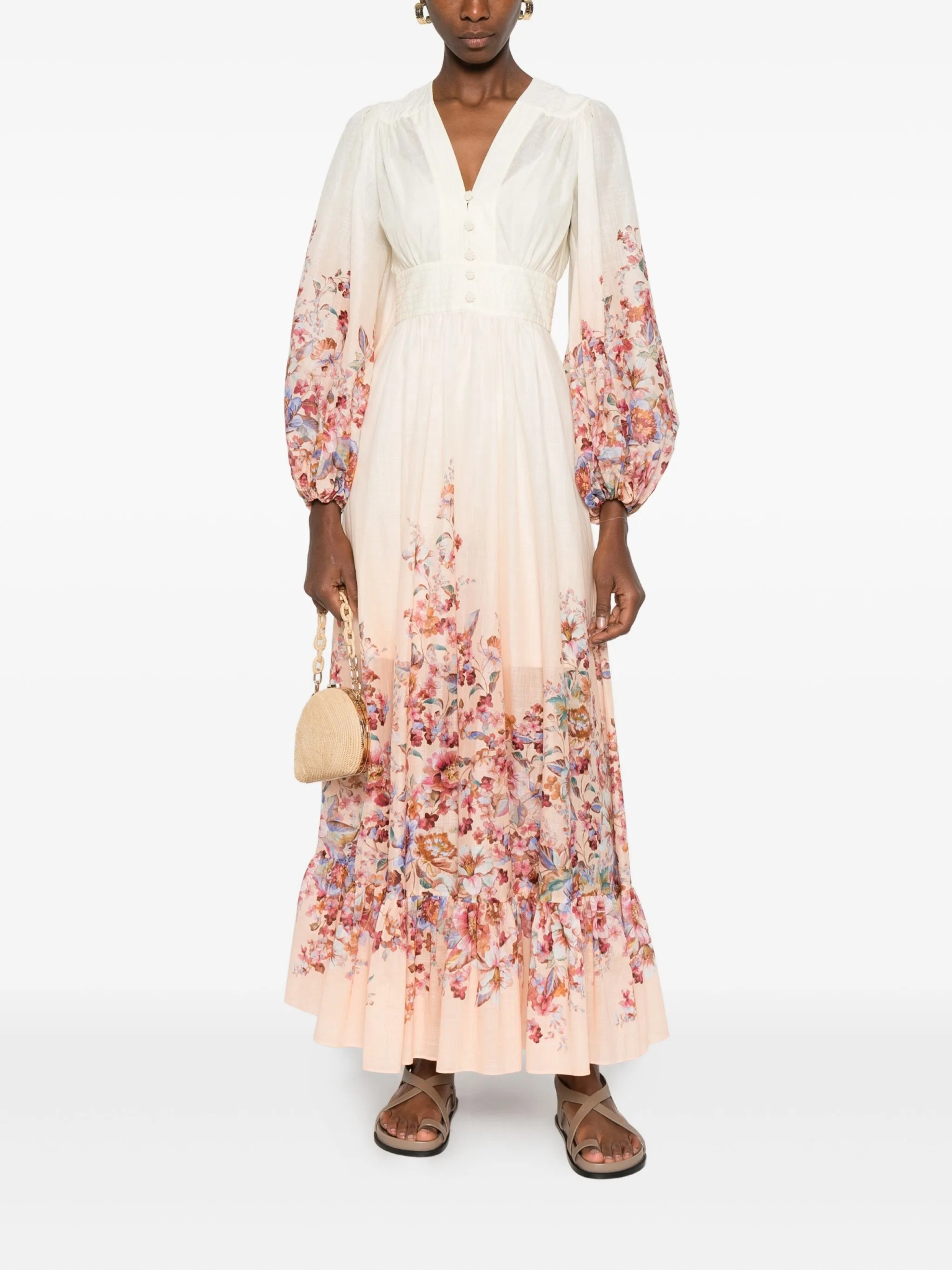 [Zimmermann] Long sleeve dress SS26 6875DRS261IVF