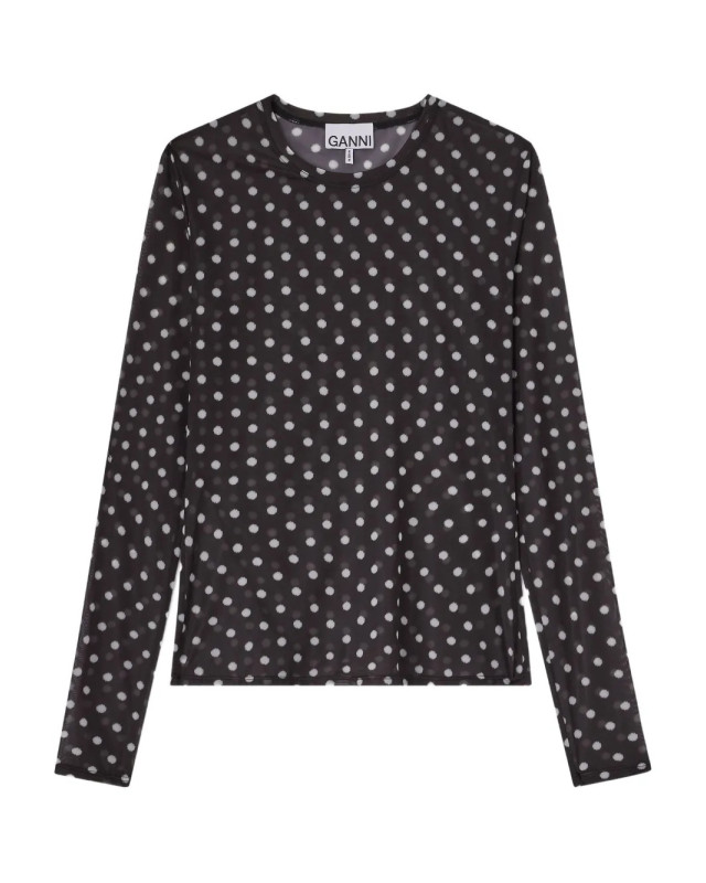 [GANNI] T-shirts Long Sleeve SS26 A1040076099