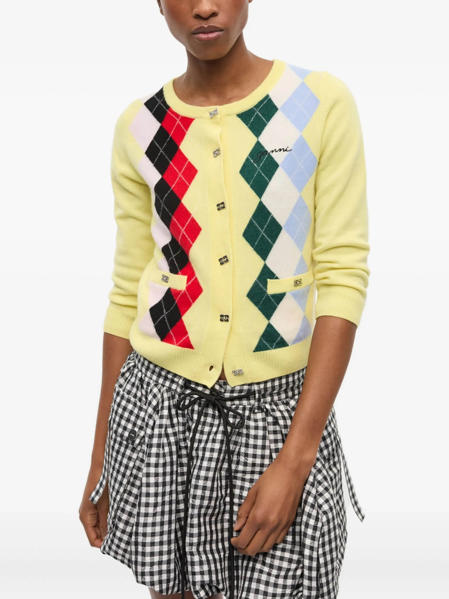 [GANNI] Cardigan FW25 K2533122