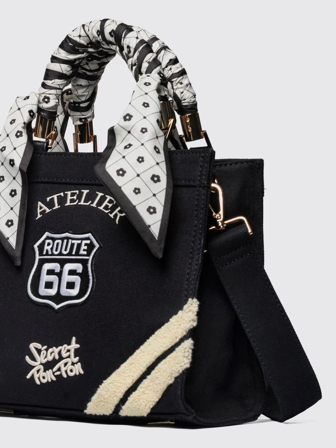 [SECRET PON-PON] Bag SS26 SAINT TROPEZ BAG S Black Route