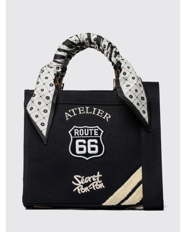 [SECRET PON-PON] Bag SS26 SAINT TROPEZ BAG S Black Route