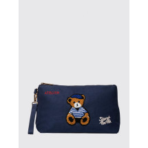 [SECRET PON-PON] Clutch bag SS26 SAINT TROPEZ POUCH Blue Navy
