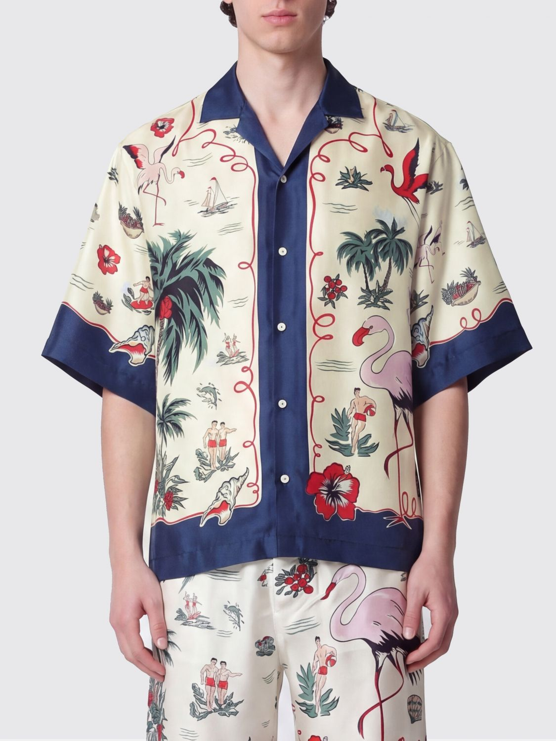 [Dsquared2] Shirts Short Sleeve SS26 S71DM0835D35476 001S