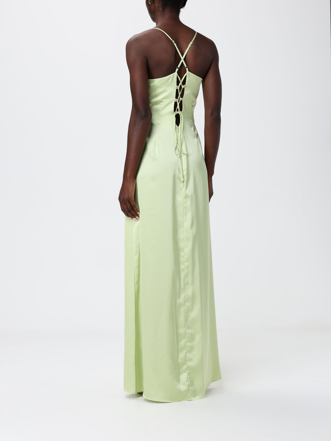 [HANITA] Sleeveless dress SS26 HV38354610 LIME CREAM