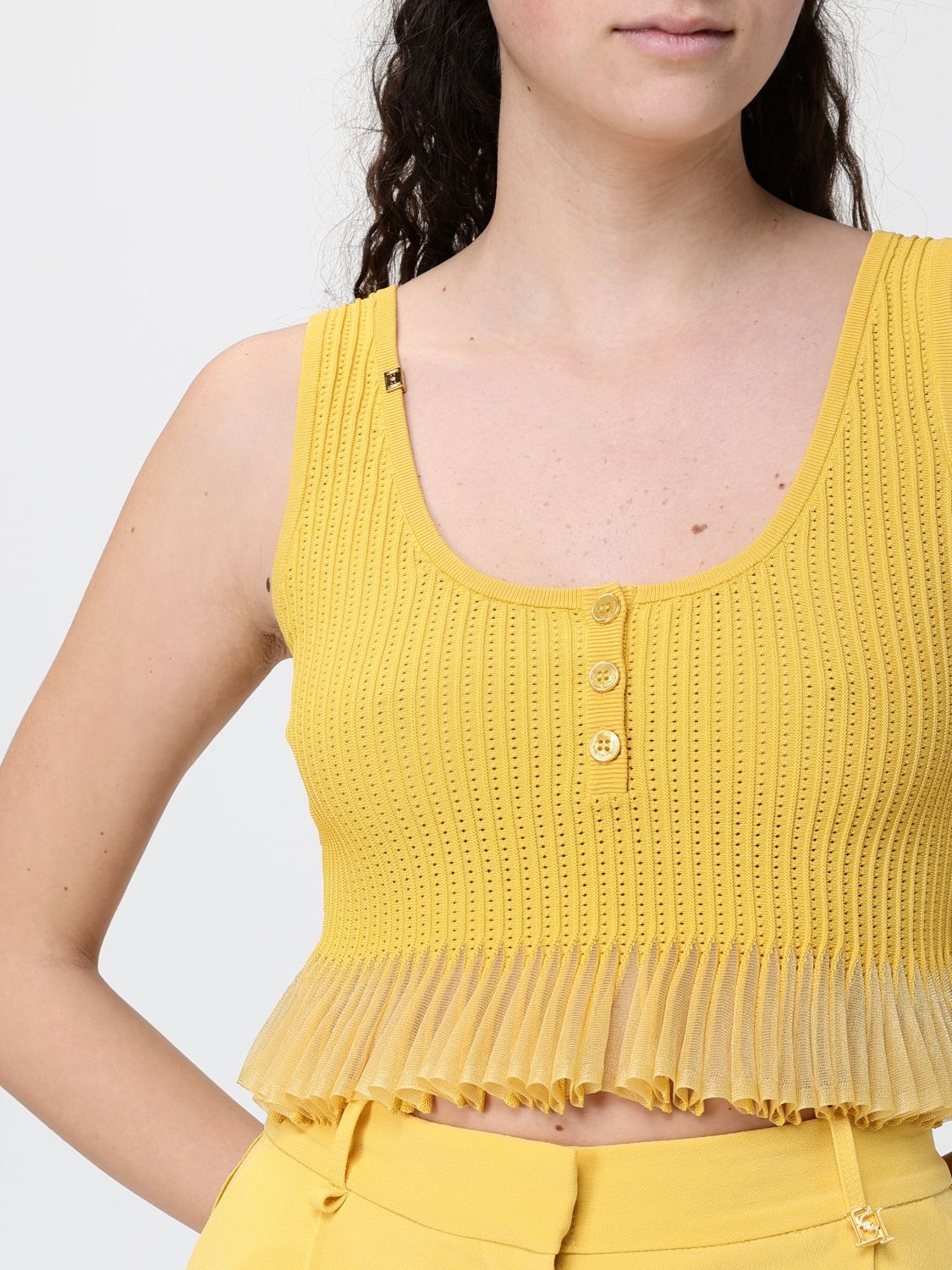 [ELISABETTA FRANCHI] Tank top SS26 TK74B61E2 EV4