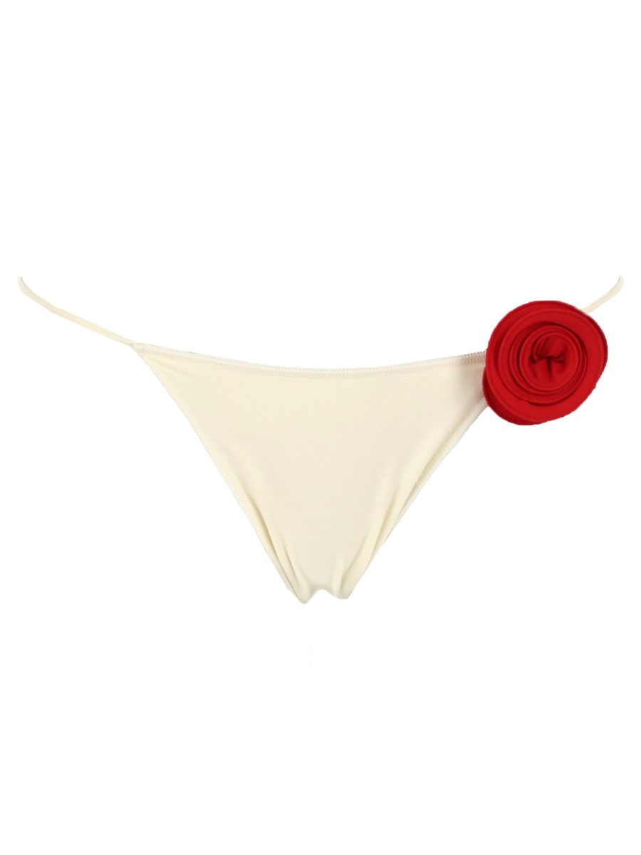 [LA REVECHE] Bikini SS26 ASHARBIKINI-BOTTOM_IVORY/RED