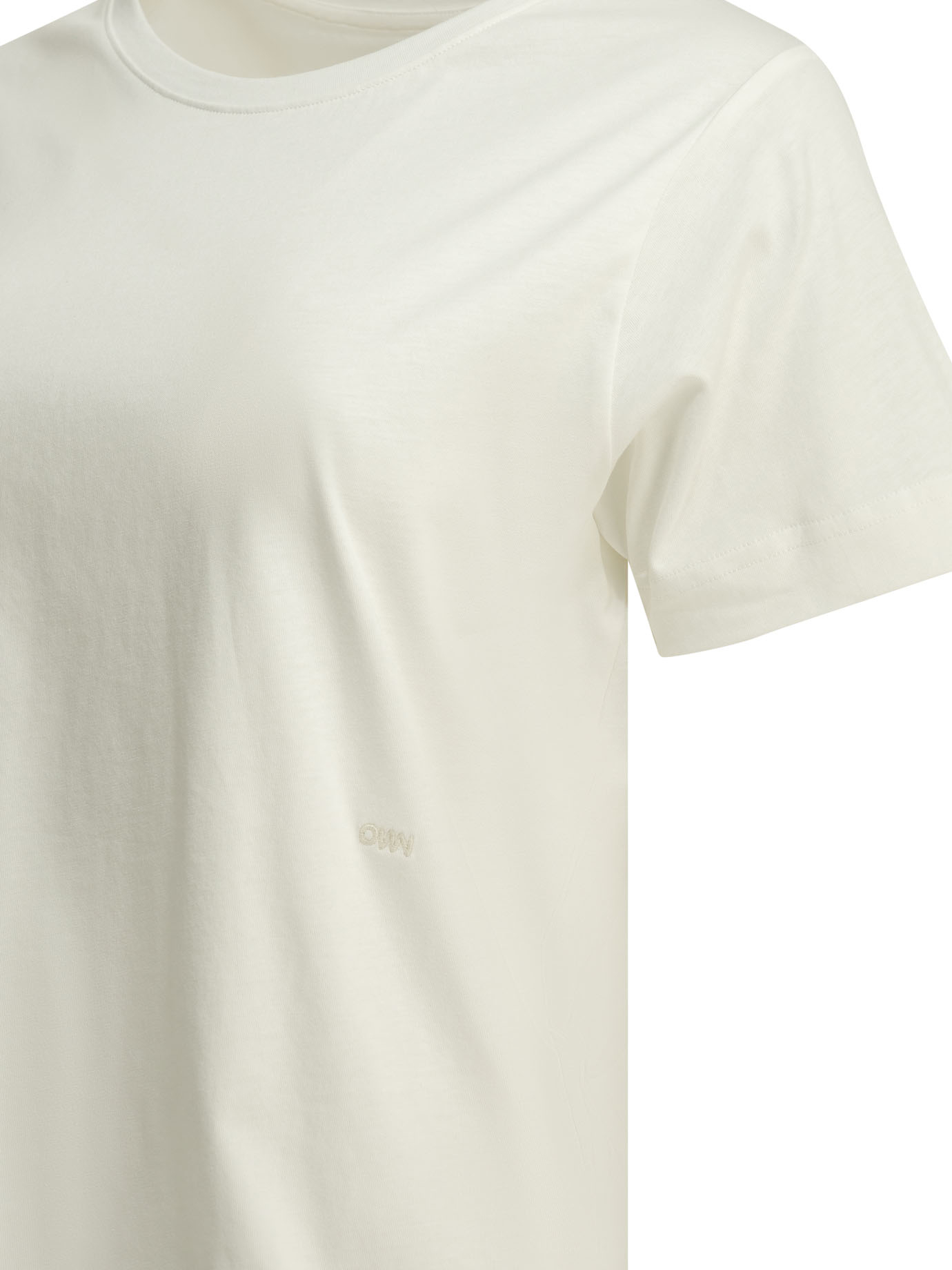 [OWN OFF WITH NATURE] T-shirts Short Sleeve SS26 LTS207-105OFF WHITE