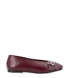 [ALOHAS] Flat shoes SS26 S101178-02_RIFTBURGUNDY