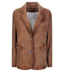 [GOLDEN GOOSE DELUXE BRAND] Leather Jacket FW26 GWP02785P002658 55816