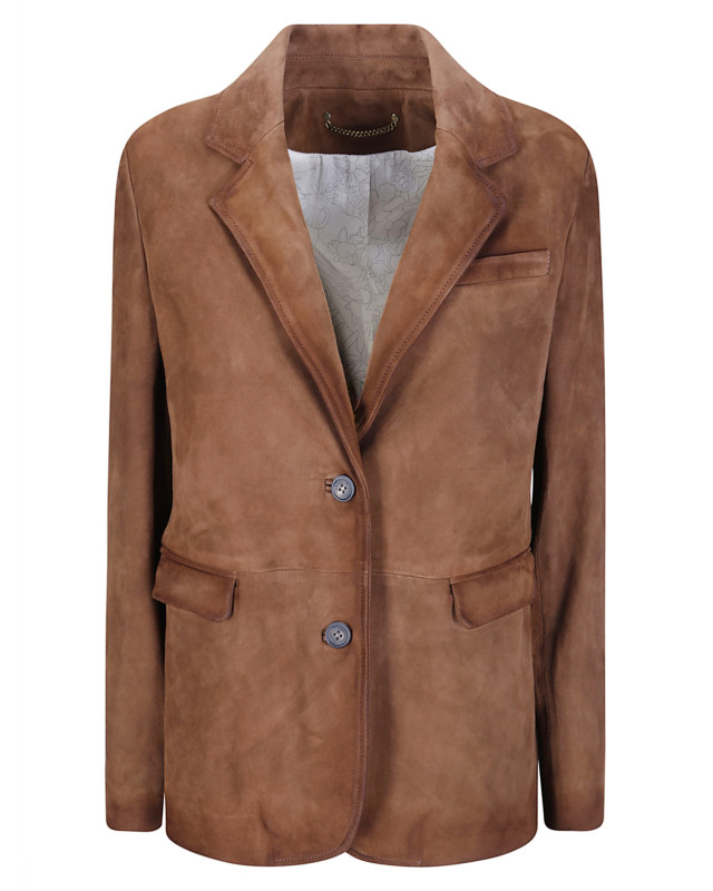 [GOLDEN GOOSE DELUXE BRAND] Leather Jacket FW26 GWP02785P002658 55816