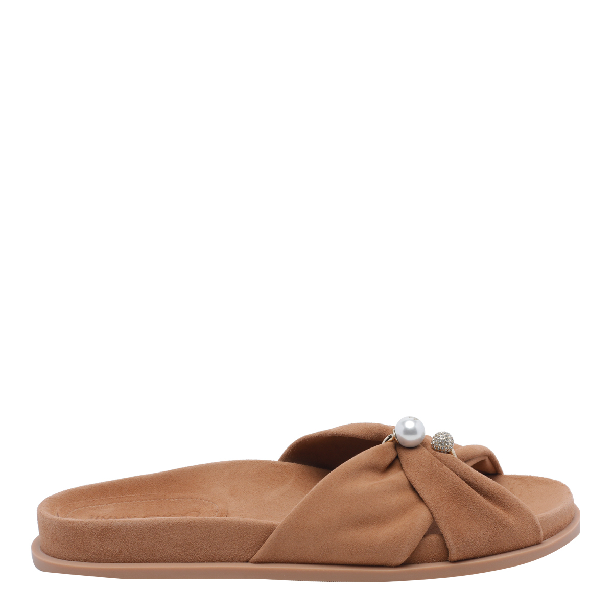[Jimmy Choo] Sandals FW26 RAFI FLATSUETOFFEE