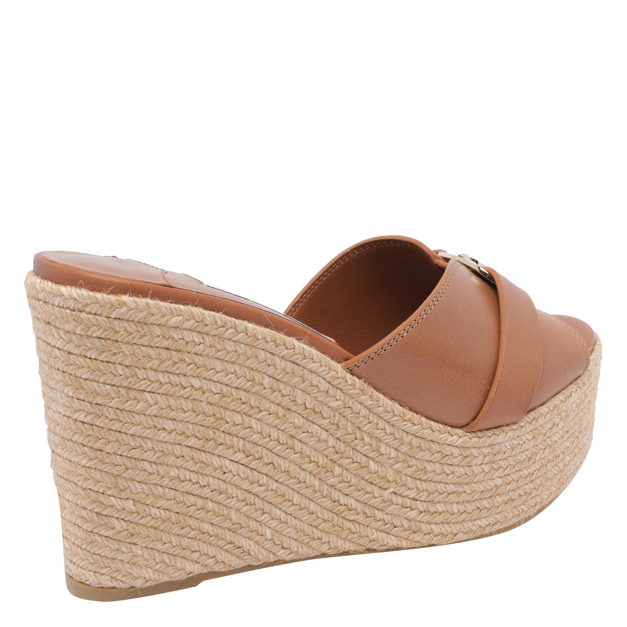 [Jimmy Choo] Sandals FW26 LEDA WEDGE 100FDZTAN/GOLD