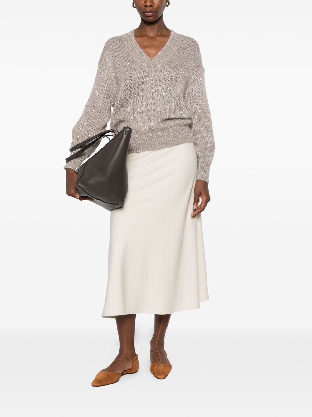 [Brunello Cucinelli] Long skirt FW26 MP143G3634C9815
