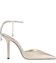 [Jimmy Choo] Pumps FW26 SAEDA 100DQMPLATINUM/CRYSTAL