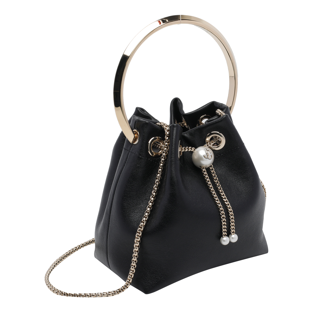 [Jimmy Choo] Tote bag FW26 BON BONTYTBLACK/LIGHT GOLD