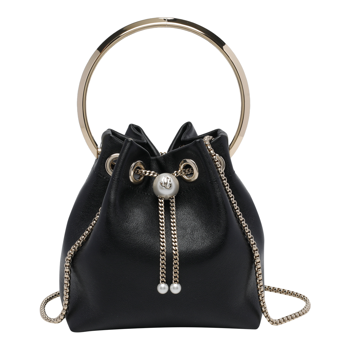 [Jimmy Choo] Tote bag FW26 BON BONTYTBLACK/LIGHT GOLD