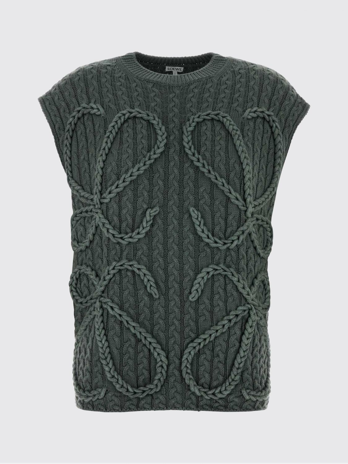 [Loewe] Knitwear SS26 S359Y14KJI KHAKIGREEN