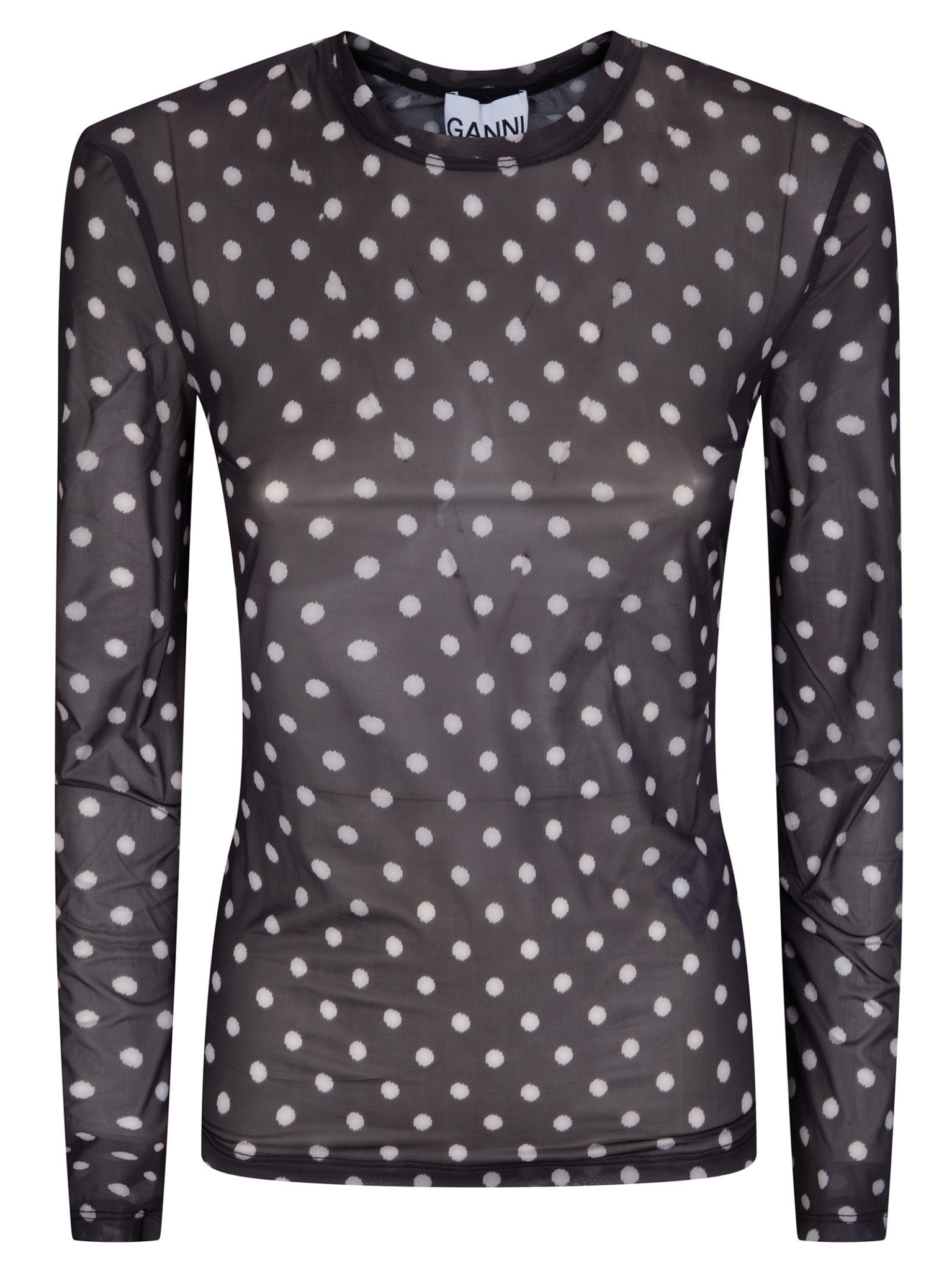 [GANNI] T-shirts Long Sleeve SS26 A1040076 099