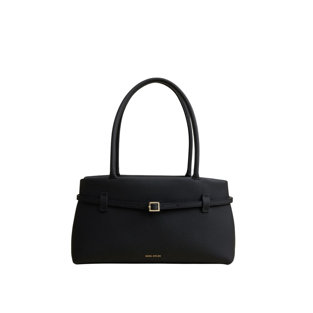[Manu Atelier] Tote bag FW26 2025260 EAST WEST BLACK