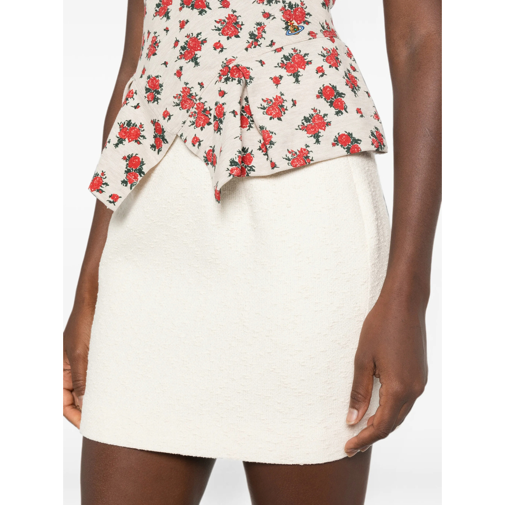 [Alessandra Rich] Mini skirt FW26 FABX1441 F4801 1622
