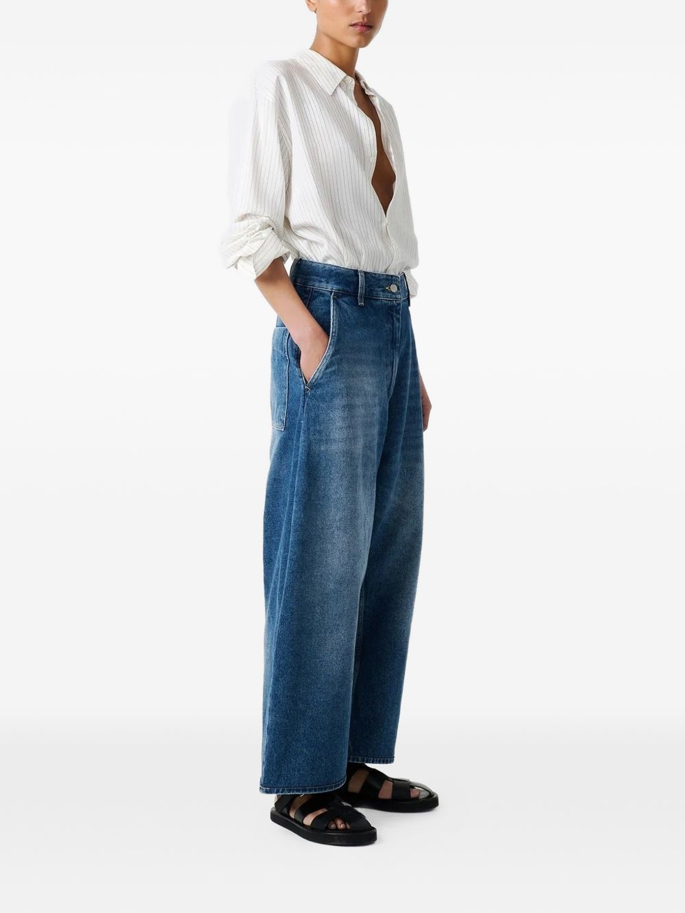 [Studio Nicholson] Jeans FW26 CHALCOSNW1417WORNWASHINDIGO