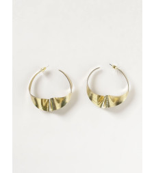[ALLUJEWELS] Earring SS26 ORECCHINI CERCHI STORTI OTTONE